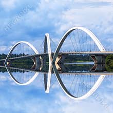 JK Bridge in Brasilia, Capital of Brazil