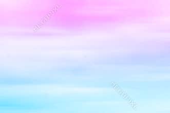 Blurred sky at sunset. Pink to blue, pastel tones, gradient