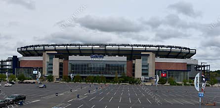 Clouds Over Gillette Stadium