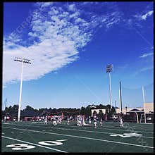 Teams of boys lacrosse