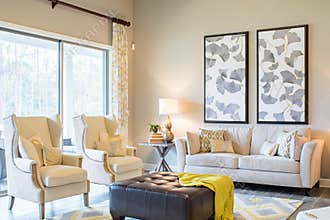 Modern living room interior