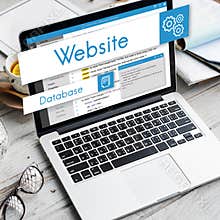 Web Design Website Coding Concept