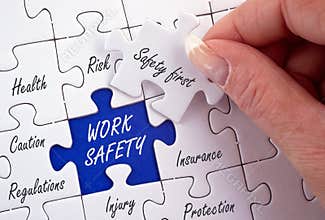 Work Safety Concept Puzzle