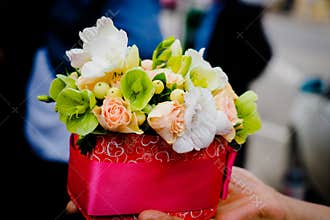Formal flower arrangement