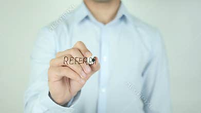 Referral Marketing, Writing on Screen