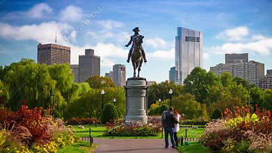 Boston Massachusetts Public Garden