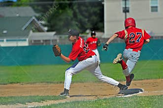 Baseball out at 2nd