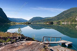 Sognefjord near Balestrand, Norway