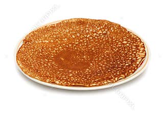 Pancake on plate