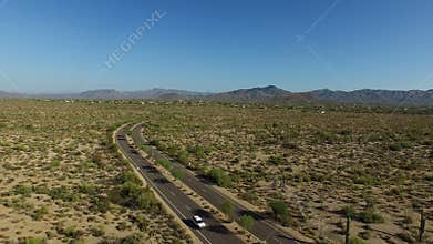 Aerial Scottsdale Arizona Landscape