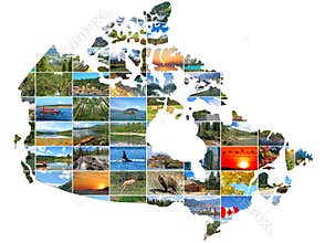 Canada travel concept
