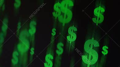 Flying dollar signs