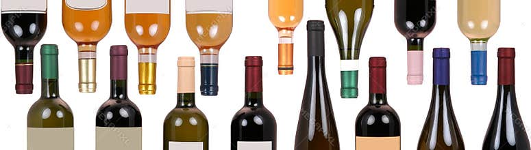 Assorted bottles of wine