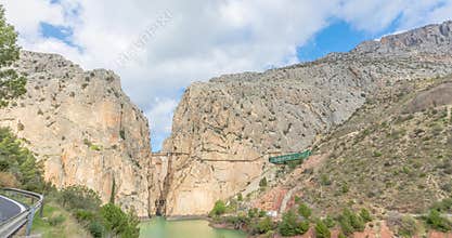 El Chorro canyon and Caminito del Rey