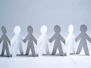 Paper Doll Cut Outs standing