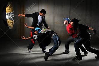 Hip Hop Men Performing