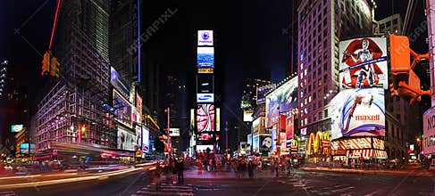 Times Square by night