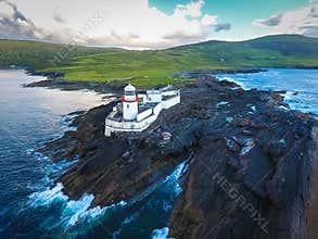 Cromwell lighthouse. Valentia Island. Ireland