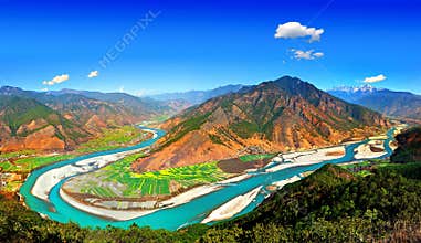 Yangtze River landscape
