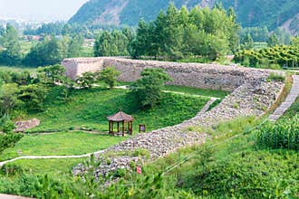 Wandu Mountain City in Ji'an, Jilin, China. It is part of UNESCO World Heritage Site - Capital Cities and Tombs of the