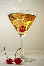 Brandy Manhattan Splash