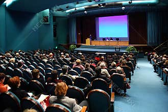 People on conference