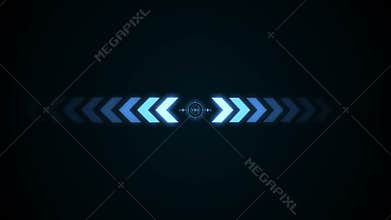 Abstract background with crosshair icon animation. Seamless loop