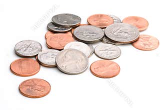 Pile of coins