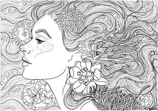 Beautiful sea goddess,