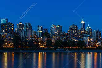 Vancouver Canada - May 21, 2017, Architecture and Buildings in Downtown