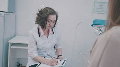 Diagnostic, prevention of women diseases, healthcare, medical service
