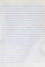 Blank lined paper background and texture with space.