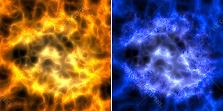Fire and water element background