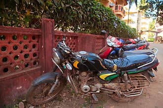 Motorcycle transport in India