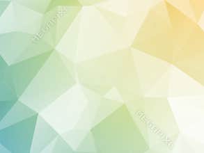 Bright pastel yellow blue green triangular background