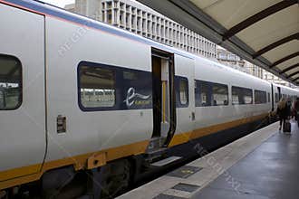 Boarding eurostar