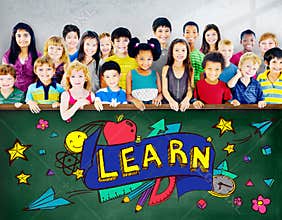 Kids School Education Learn Wisdom Young Concept