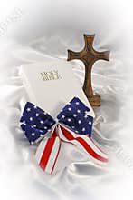 Patriotic Religious Still Life