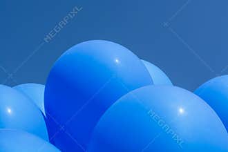Blue balloons