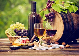 Wine and cheese