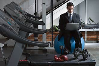 Checking Email at the Gym