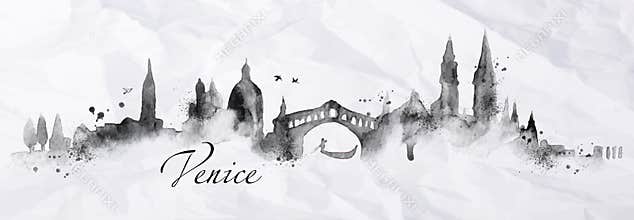 Silhouette ink Venice
