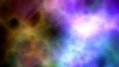 Abstract color clouds