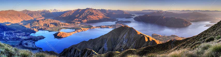 Lake Wanaka panorama, New Zealand