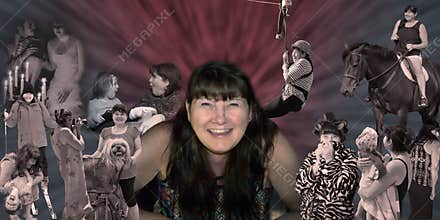 What makes a woman is joy, laughter, happiness, love and life.