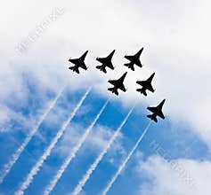 Team work in the sky