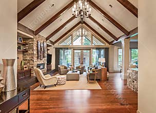 Living Room in New Luxury Home
