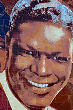 Hollywood Jazz 1945-1972 mural.