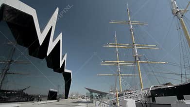 Glasgow Transport Museum and Glenlee tall ship