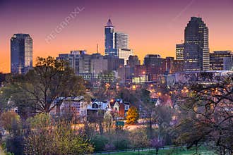 Raleigh North Carolina Skyline